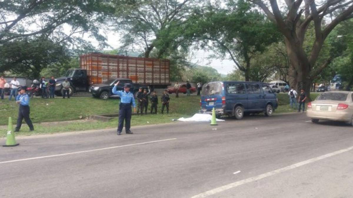 Abuela y nieto son atropellados por un bus rapidito en San Pedro Sula