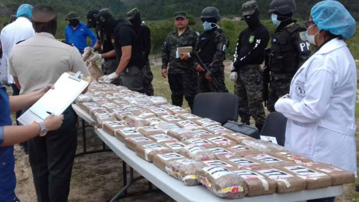Queman cocaína valorada en más de 55 millones de lempiras en la capital