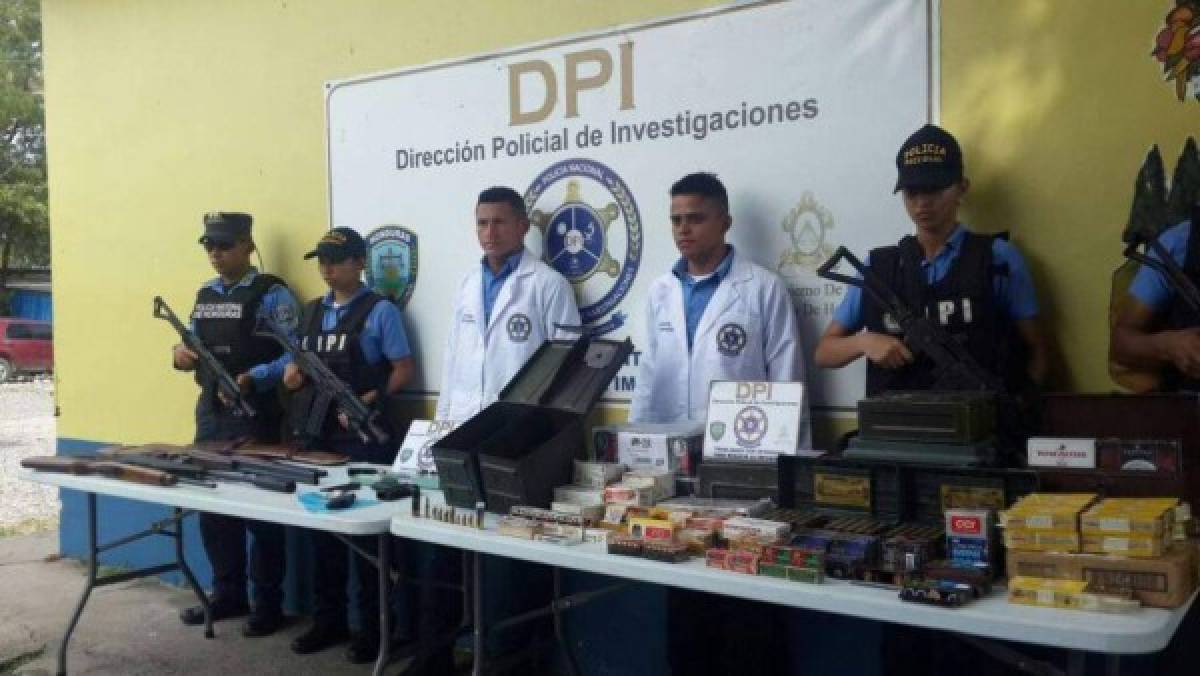 Honduras: Decomisan arsenal que llevaban oculto en varios electrodomésticos