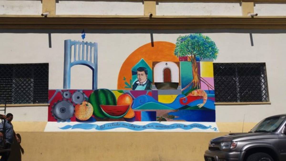 Edificios de Choluteca son un lienzo para artistas 
