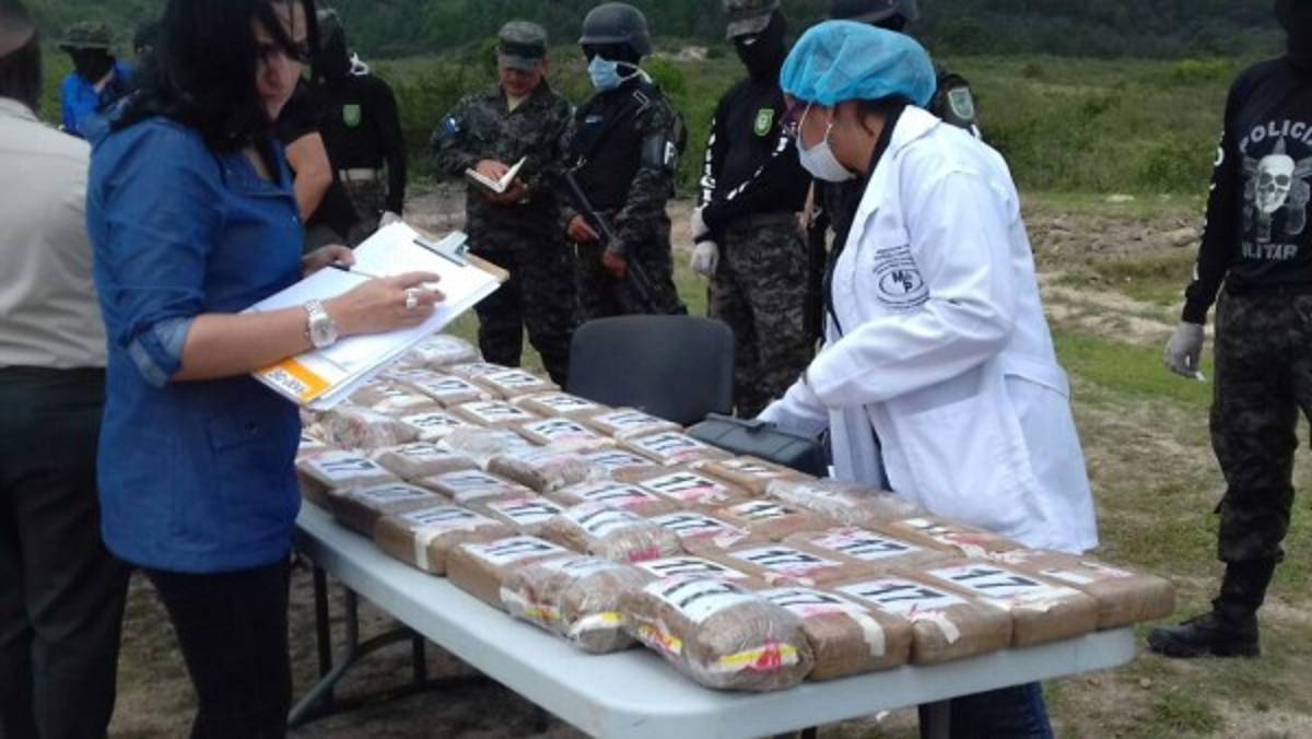Queman cocaína valorada en más de 55 millones de lempiras en la capital