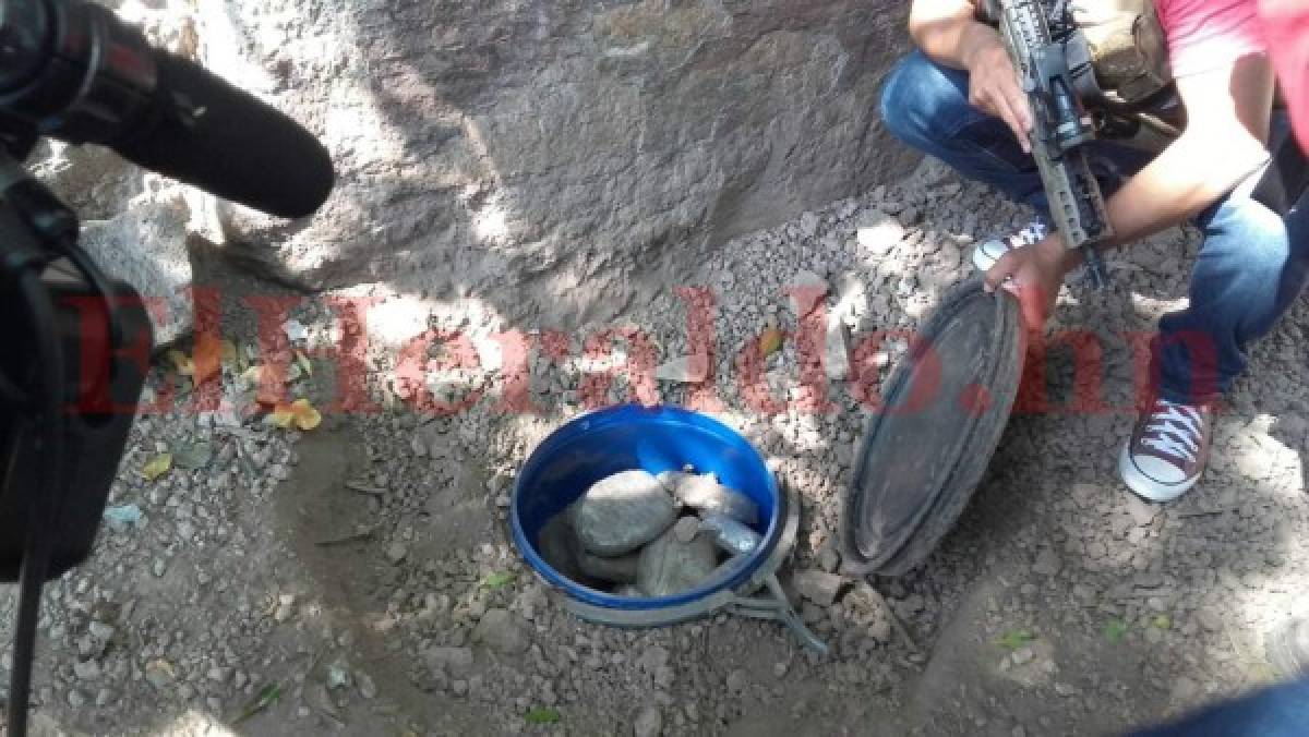 Honduras: Encuentran droga en barriles enterrados en colonia Las Pavas