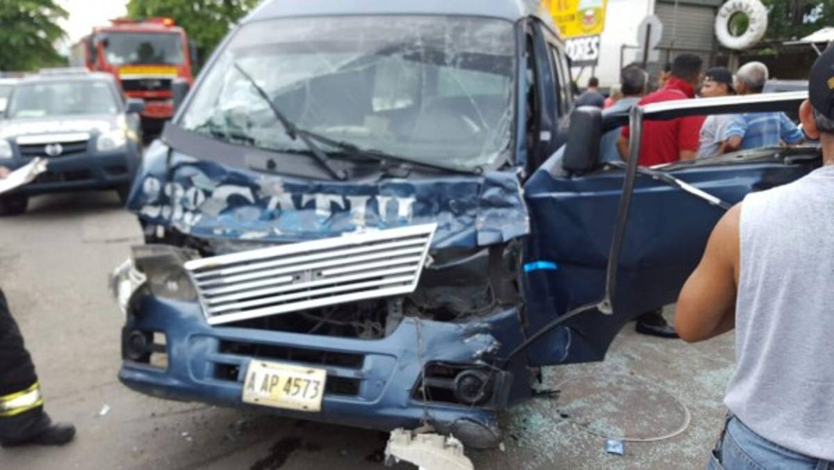 En este accidente de SPS, el conductor fue la personas más lesionada.