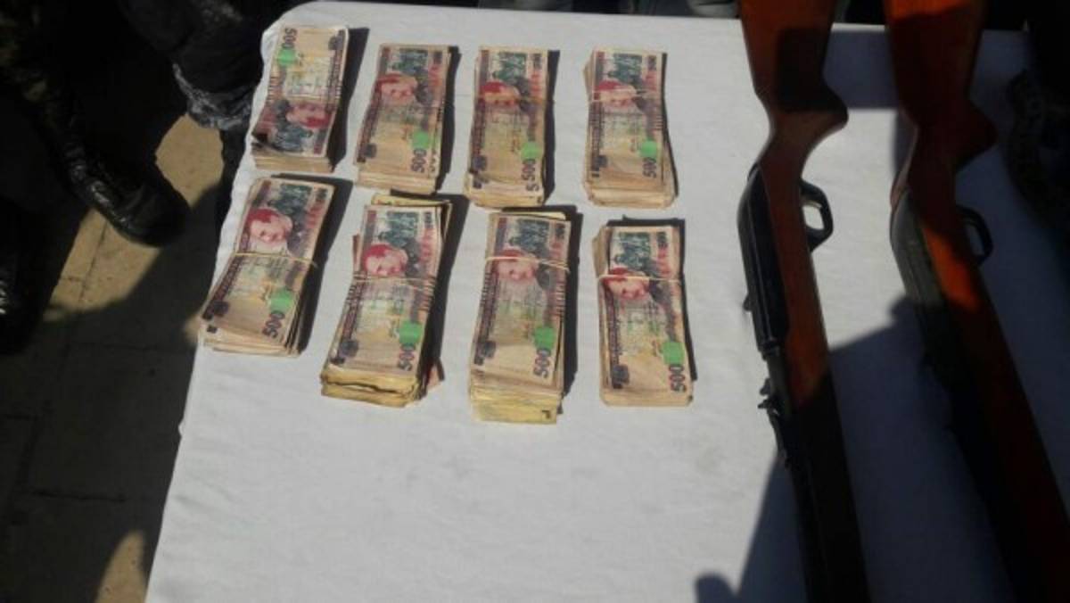 El dinero decomisado ascienden a 363,280 lempiras (Foto: PN/ El Heraldo Honduras/ Noticias de Honduras)