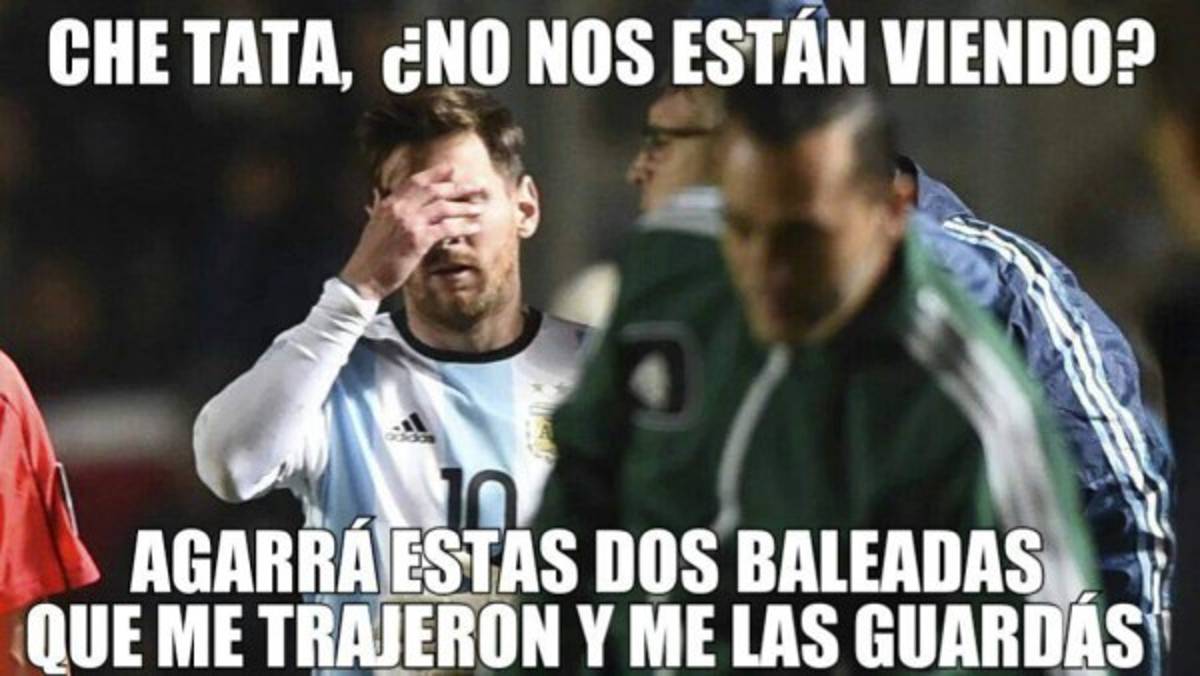 Los divertidos memes del partido entre Honduras y Argentina
