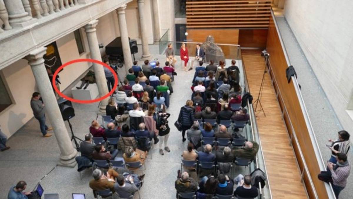 Polémica en Italia por tapar estatuas de desnudos durante visita del presidente iraní