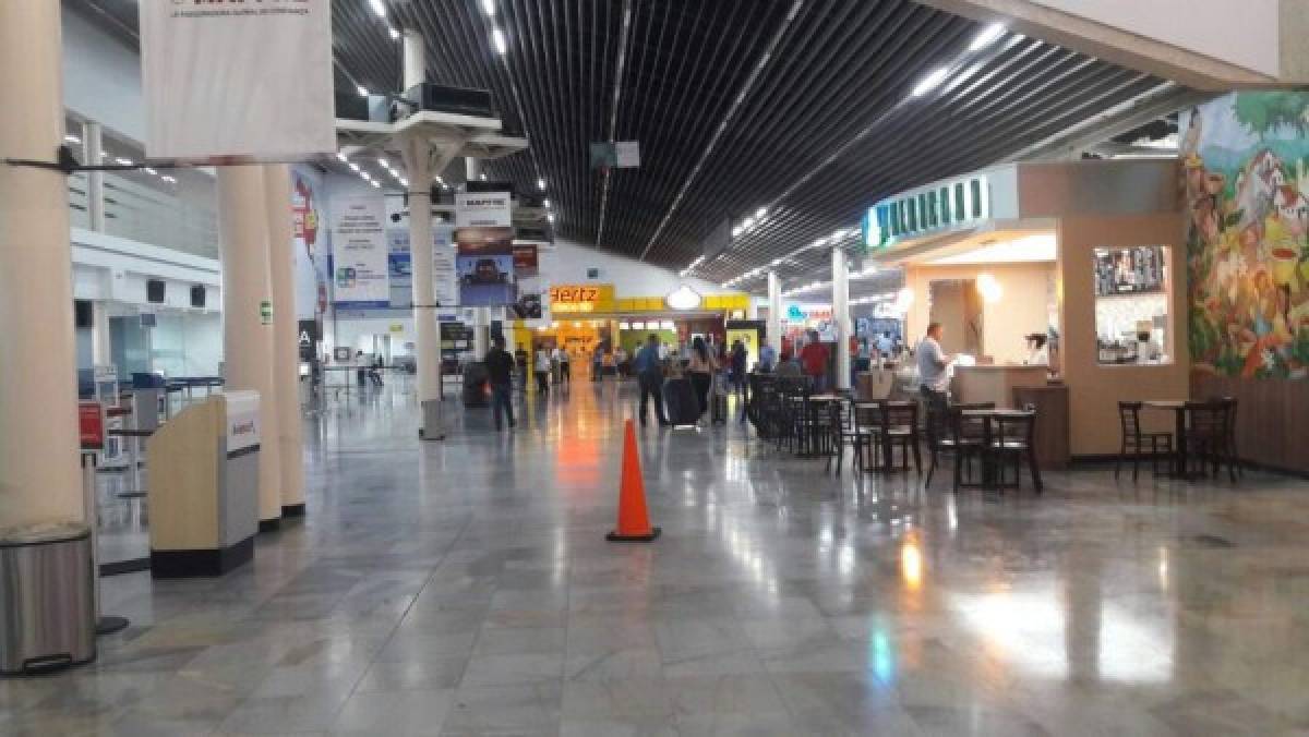 Lluvias afectan parcialmente aeropuerto de San Pedro Sula