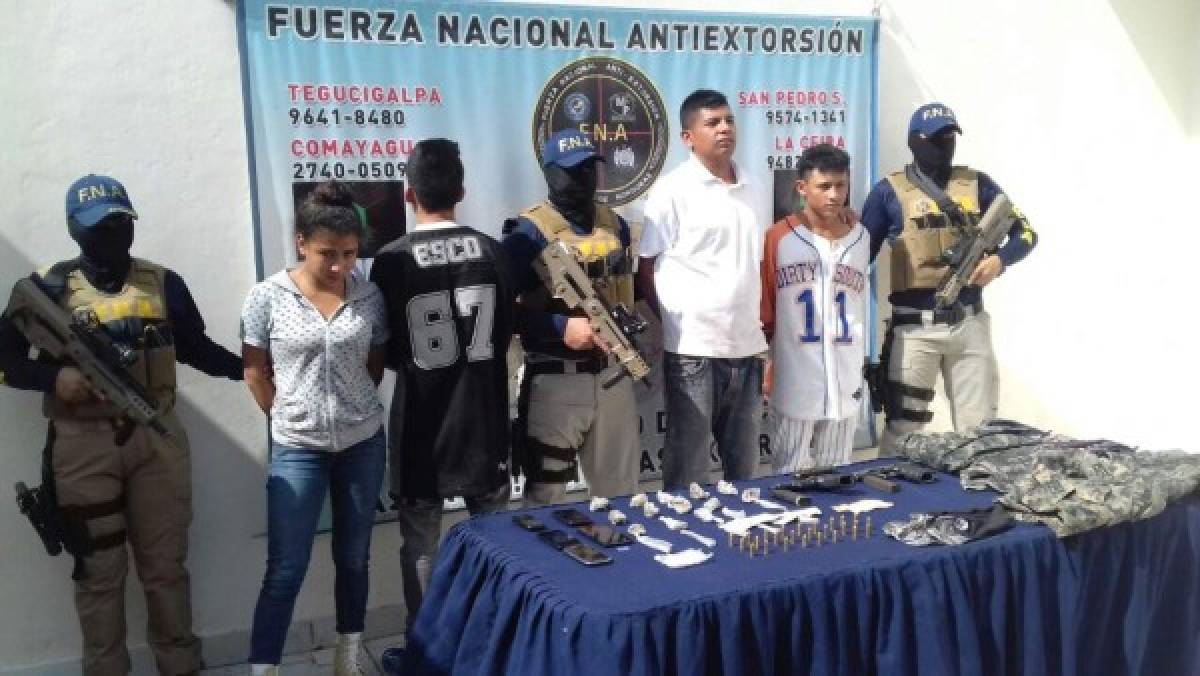 Honduras: Capturan a cuatro presuntos integrantes de la Mara Salvatrucha en la capital, uno de ellos sería el gatillero