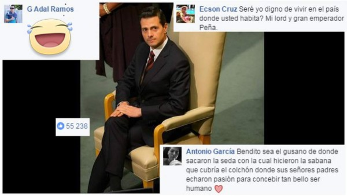 Presidente Enrique Peña Nieto es blanco de burlas por singular fotografía