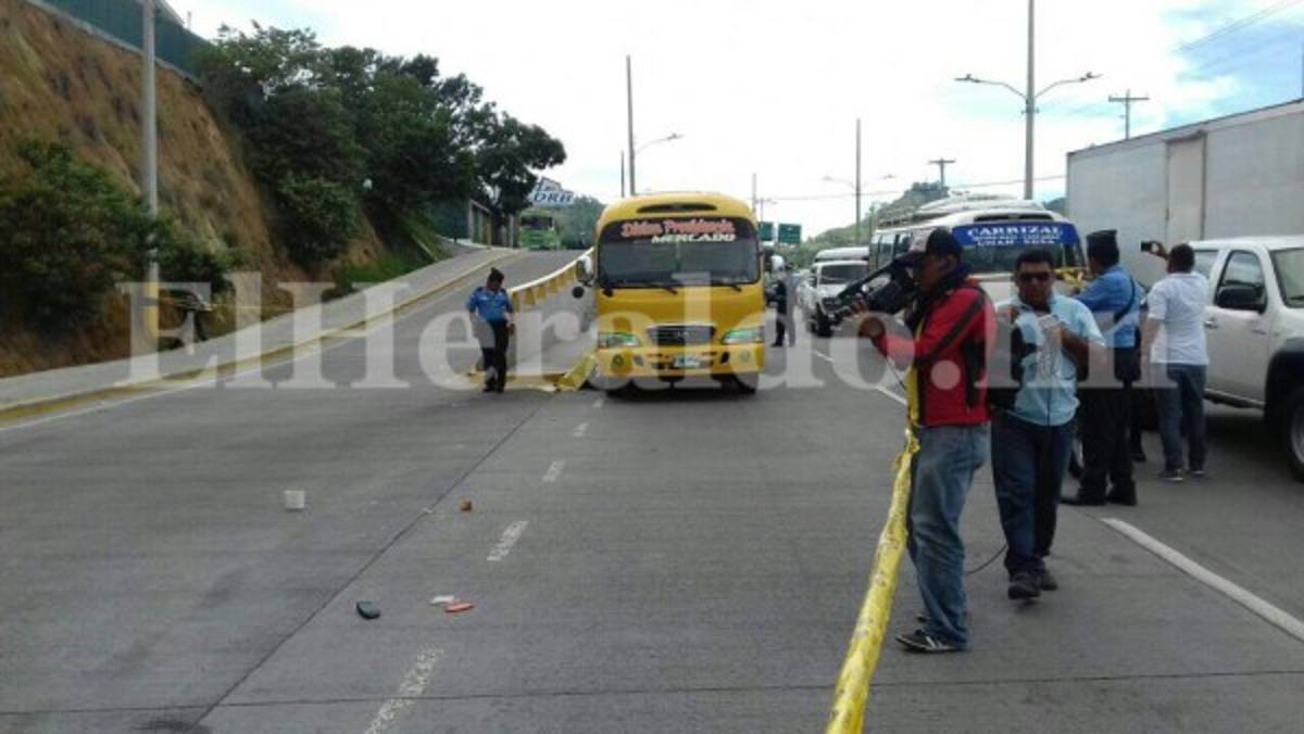 Una persona muerta dentro de un autobús deja tiroteo en la capital de Honduras