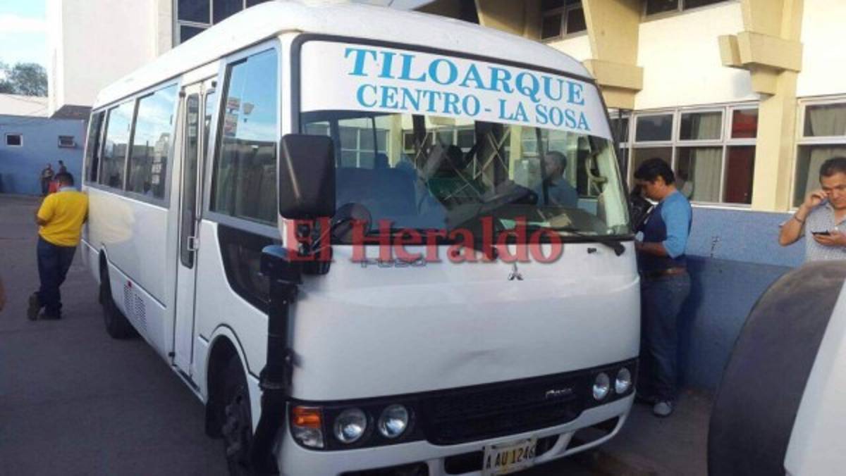 Atentan contra conductor de bus rapidito y se traslada malherido al Hospital Escuela Universitario