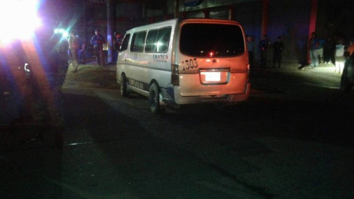 Masacre deja tres muertos dentro de unidad de transporte en San Pedro Sula   