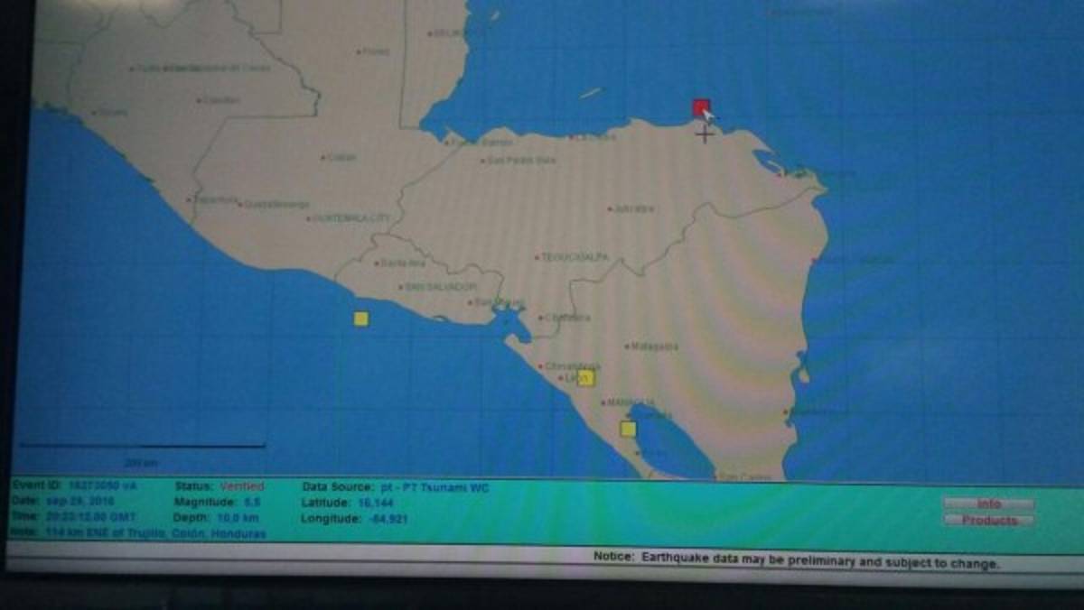 Evacuaciones en Roatán tras fuerte sismo registrado este jueves