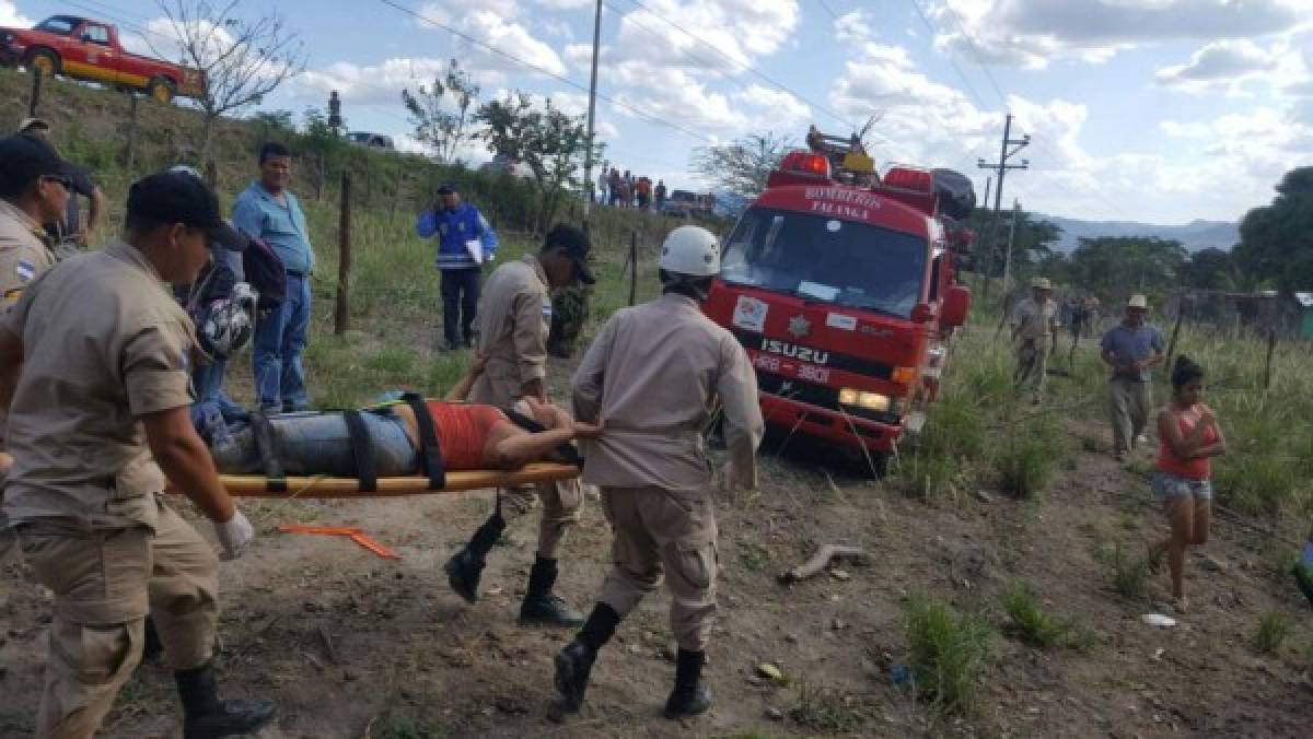 Tres muertos en brutal accidente en carretera a Olancho