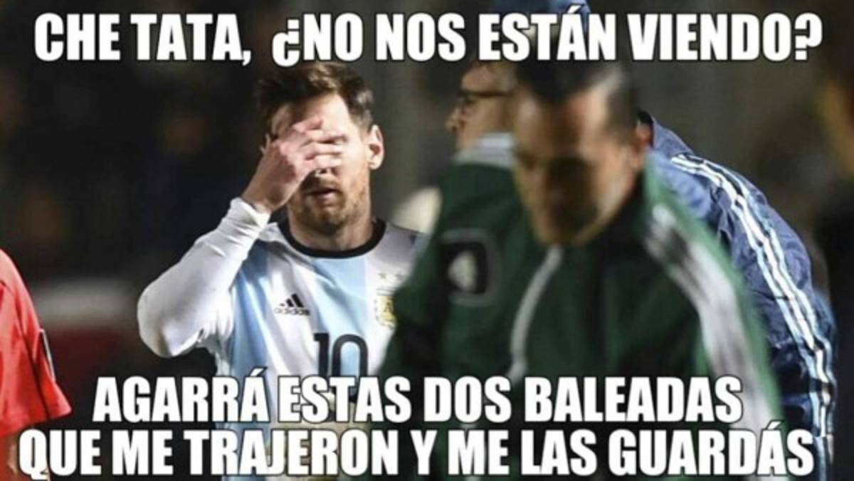 Los divertidos memes del partido entre Honduras y Argentina