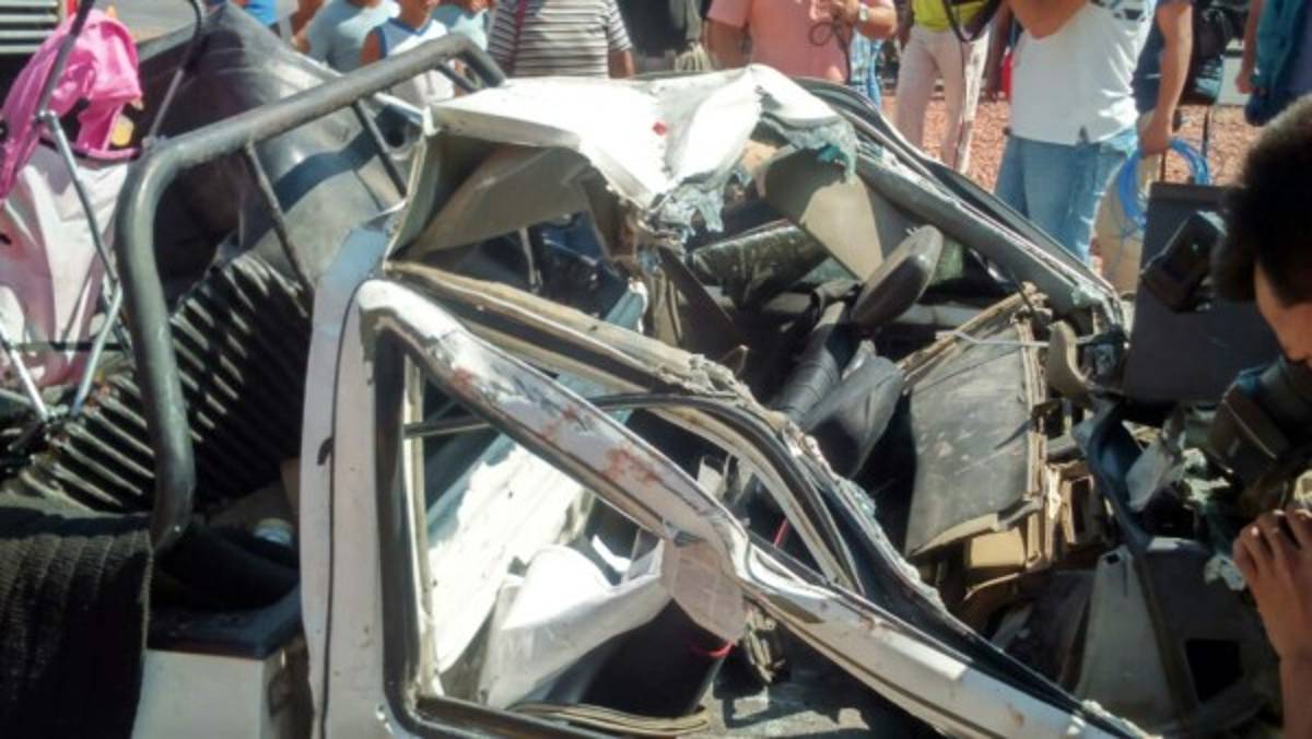 VIDEO: Momentos de dolor por muerte de bebé en accidente de tránsito