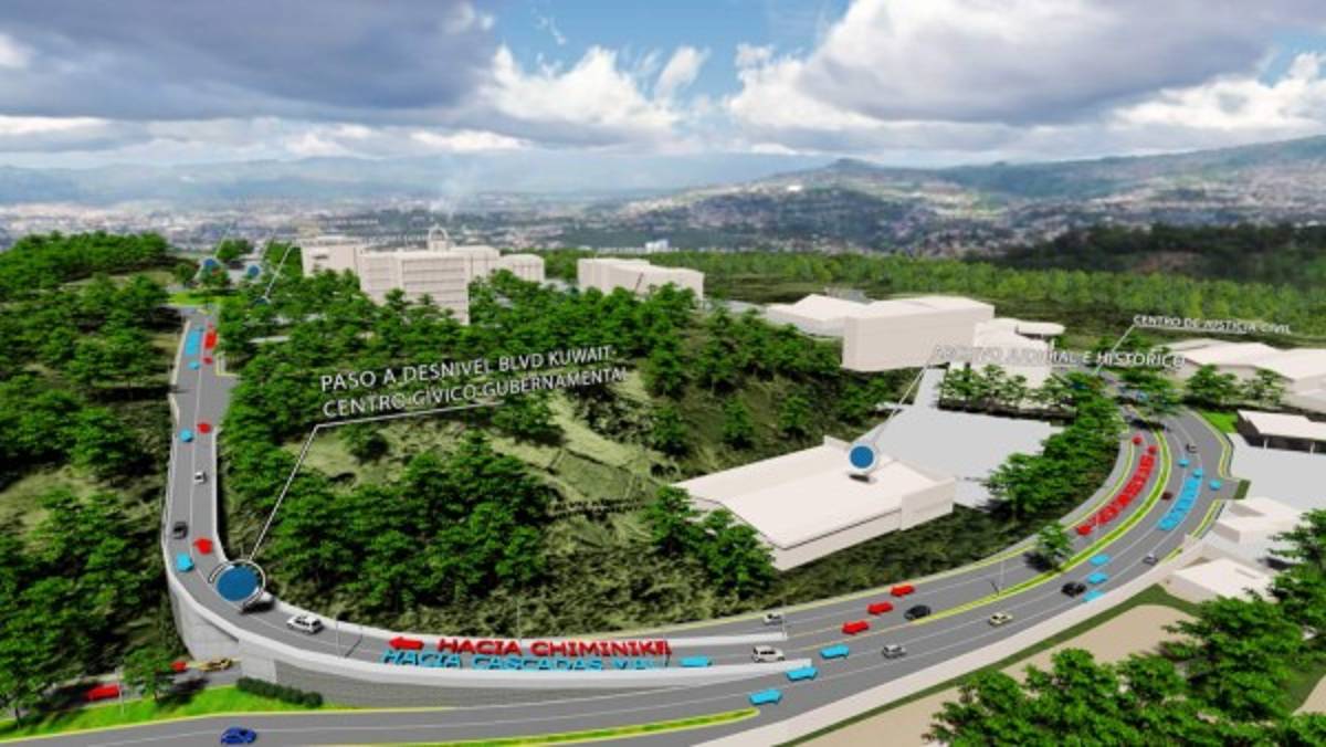 Alcaldía devela diseños de paso Kuwait-centro cívico