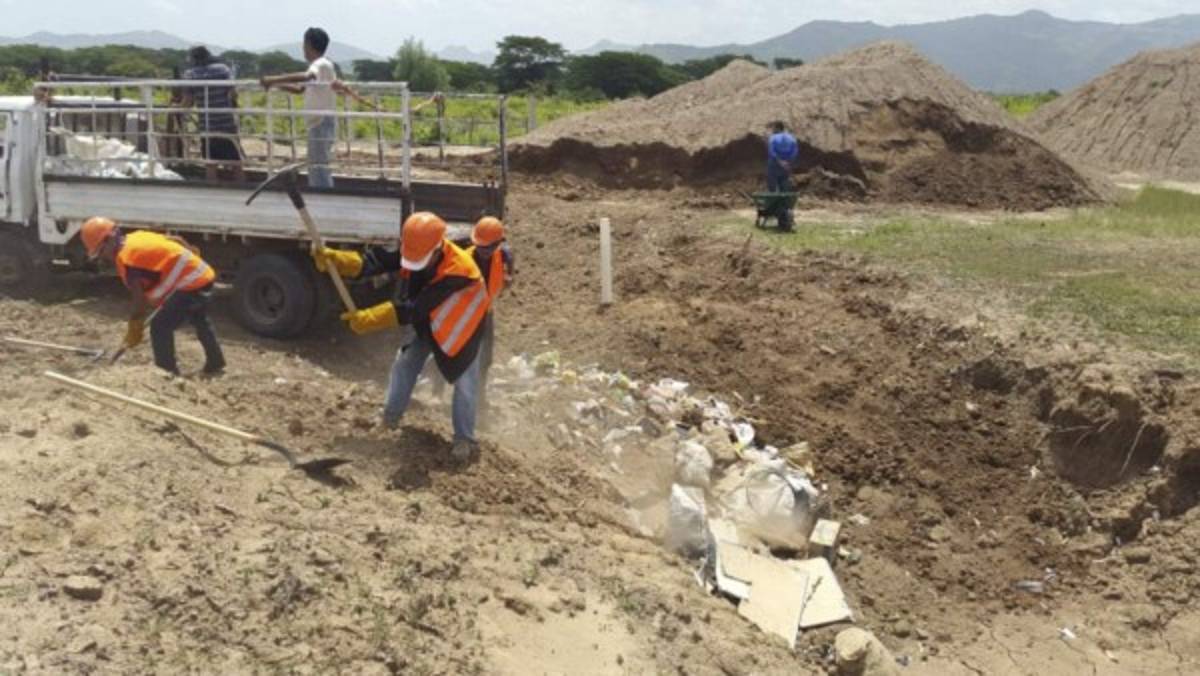 Construyen relleno sanitario en Santa Ana de Yusguare