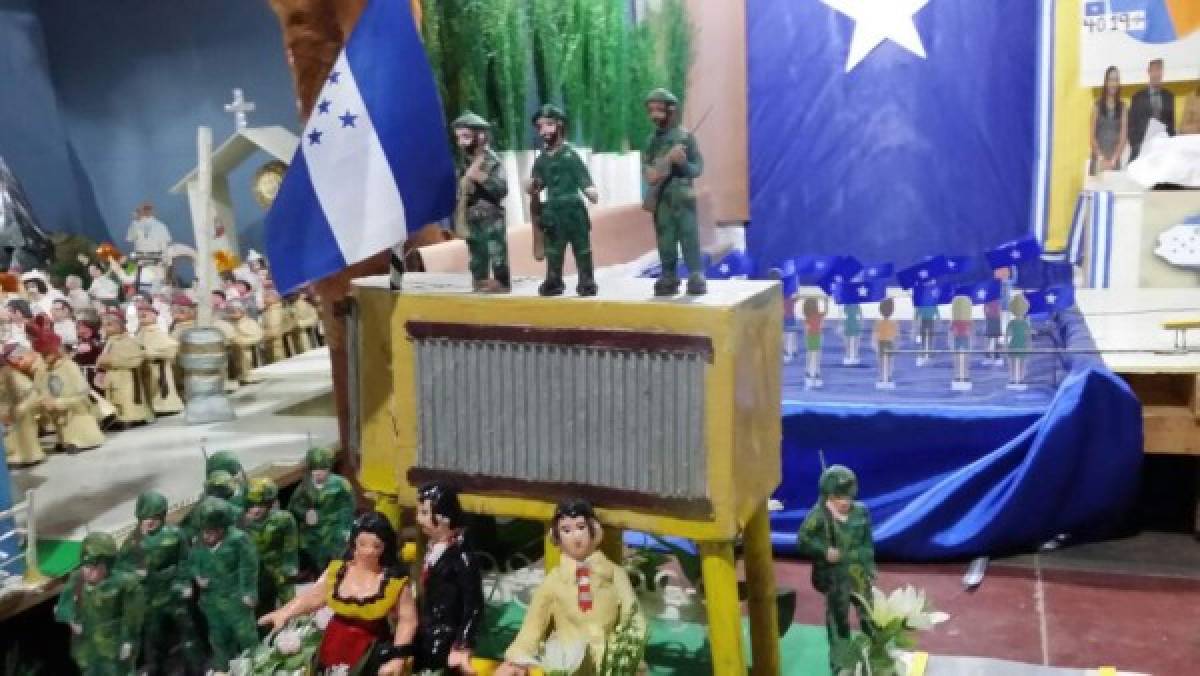 Las elecciones generales de Honduras 2017 retratadas en un nacimiento