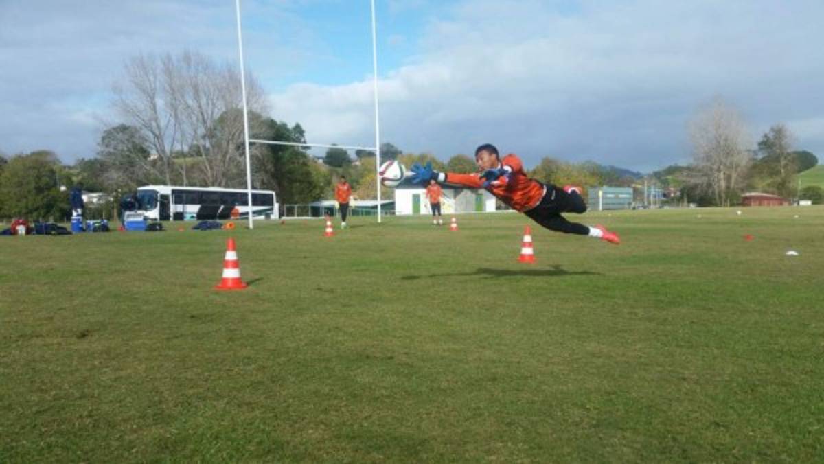 Sub 20 de Honduras no para de trabajar en Nueva zelanda