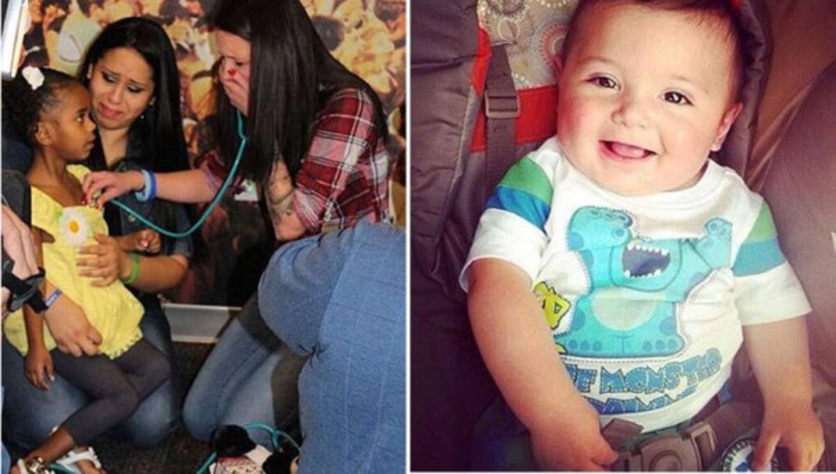 Madre escucha el corazón transplantado de sus hijo en el cuerpo de otra persona