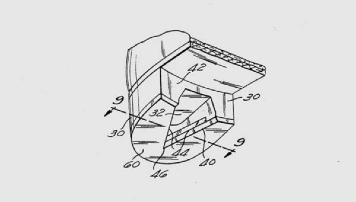 El zapato patentado por Michael Jackson. Foto: United States Patent Jackson