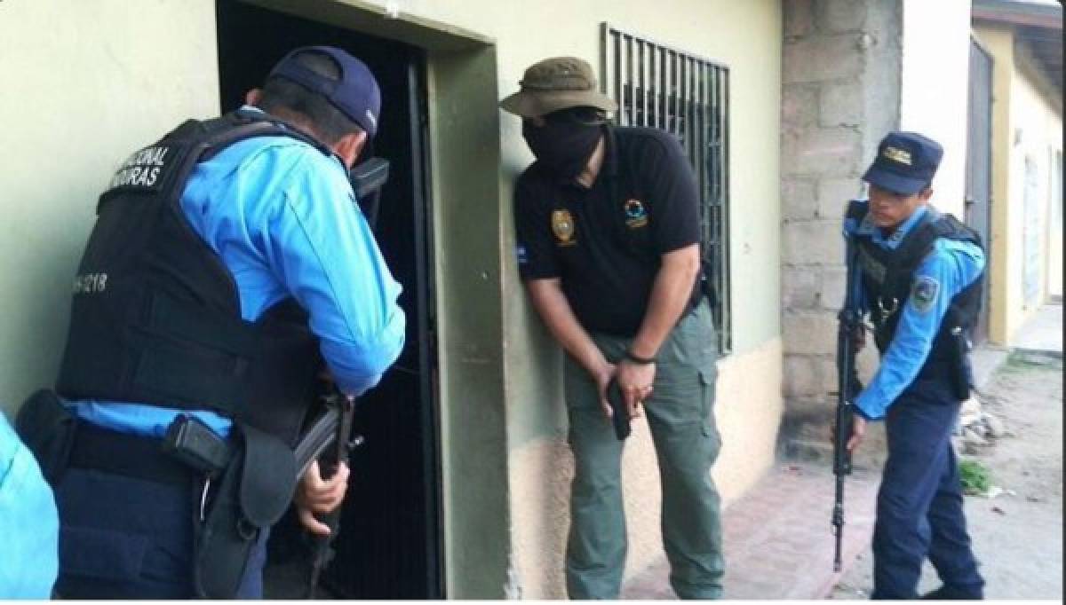 Operación Trueno: Capturas y allanamientos en al menos 17 departamentos de Honduras