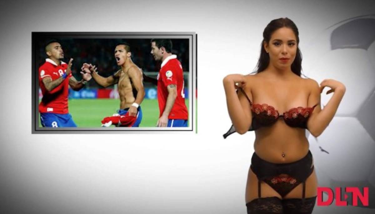 VIDEO: Presentadora venezolana se desnuda para reportar el Mundial