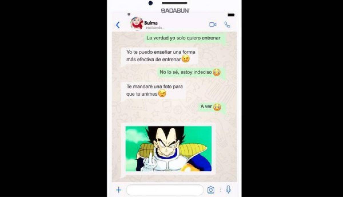 WhatsApp: Se vuelve viral conversación entre Gokú y Bulma