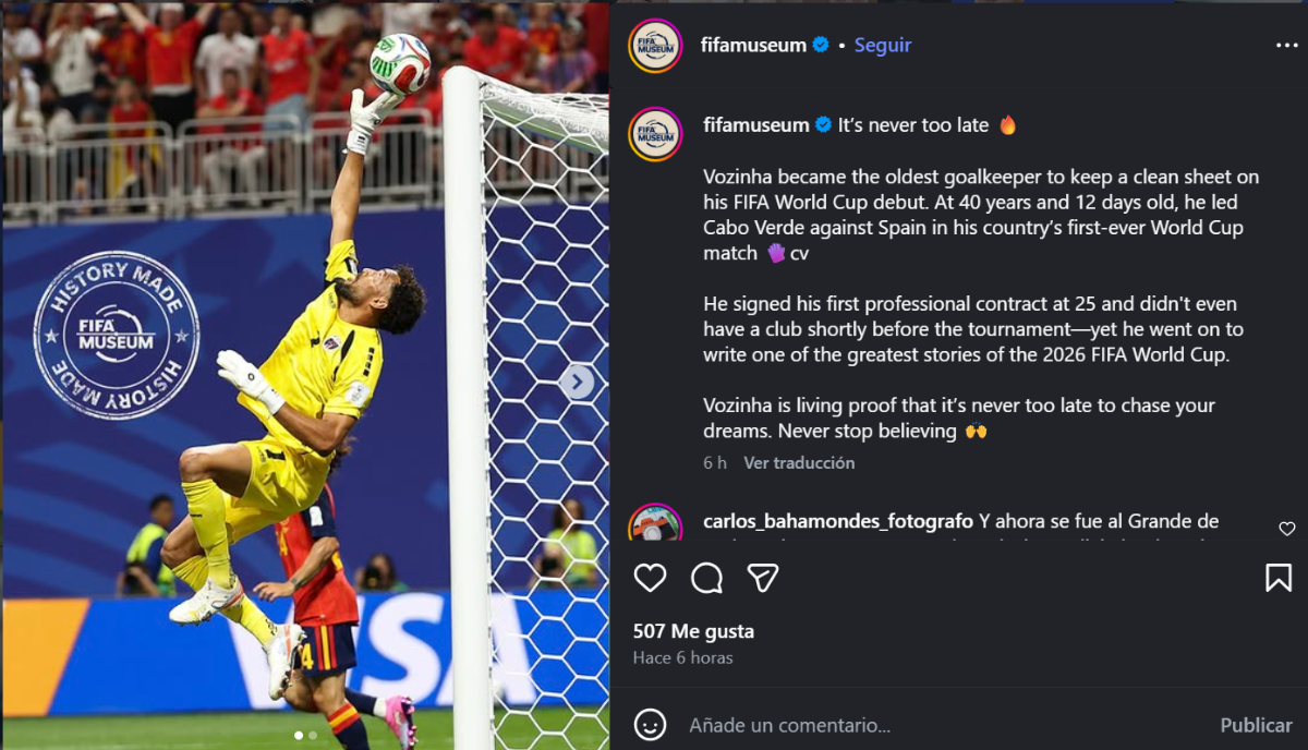 Vozinha recibe una de las mejores noticias de su vida: La increíble decisión que tomó FIFA