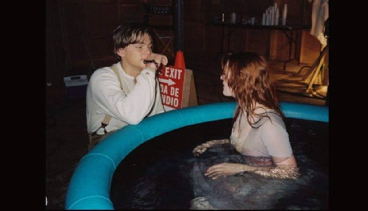 Publican fotos nunca antes vistas de la grabación de Titanic