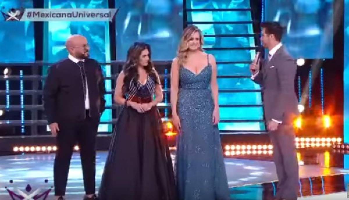 ¡Aparatosa caída! Rebecca de Alba se cae durante programa 'Mexicana Universal'