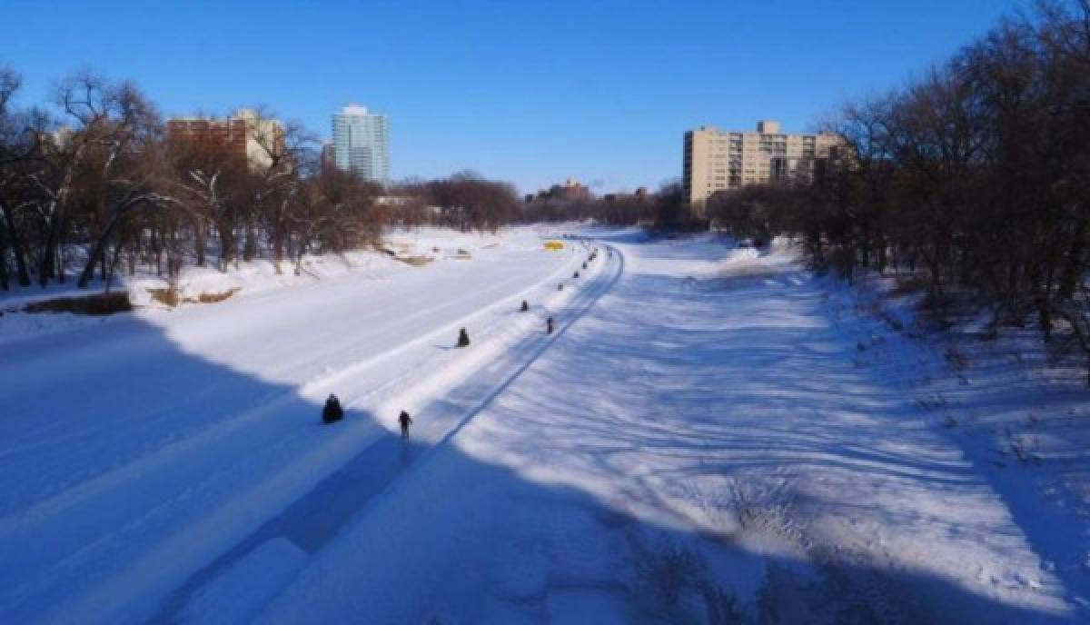 Las pistas de hielo naturales más largas del mundo están en Canadá