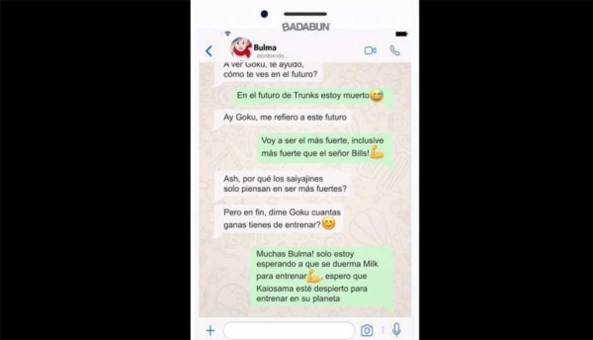 WhatsApp: Se vuelve viral conversación entre Gokú y Bulma