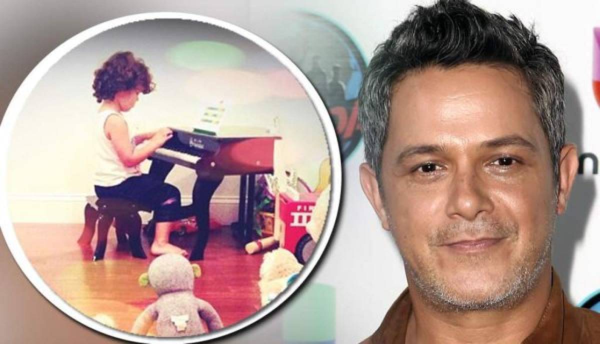 Hijo de Alejandro Sanz habla cinco idiomas a sus cinco años de edad