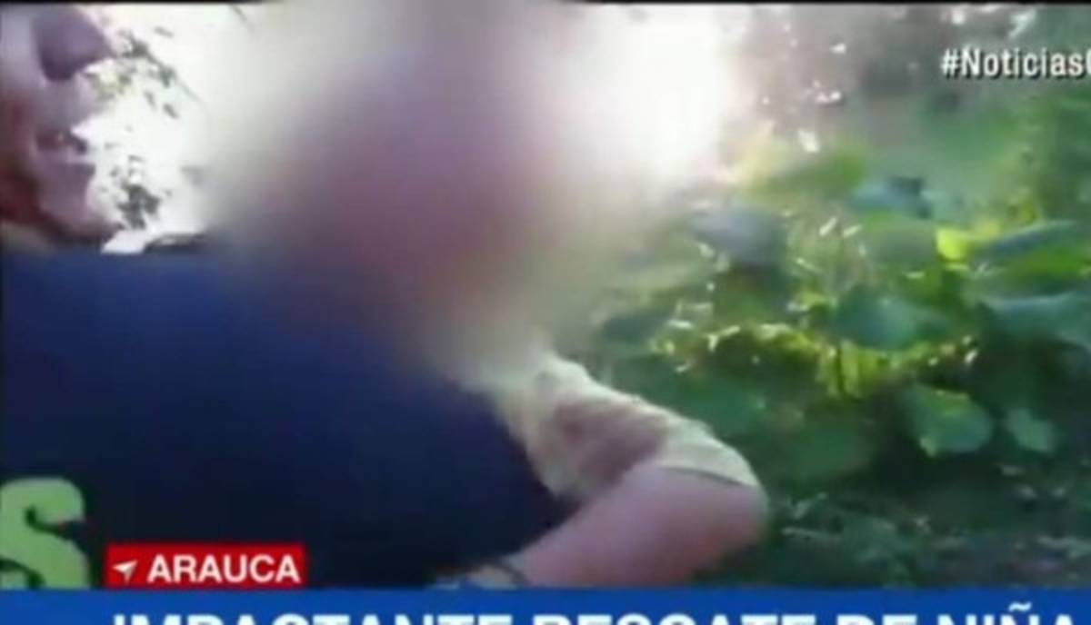 Video: El dramático rescate de una niña de ocho años que había sido secuestrada en Colombia