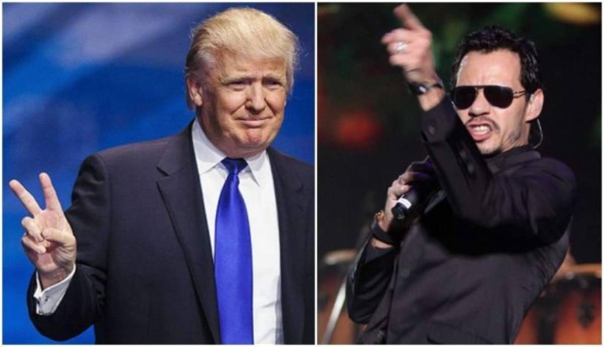 Marc Anthony responde, harto de Donald Trump
