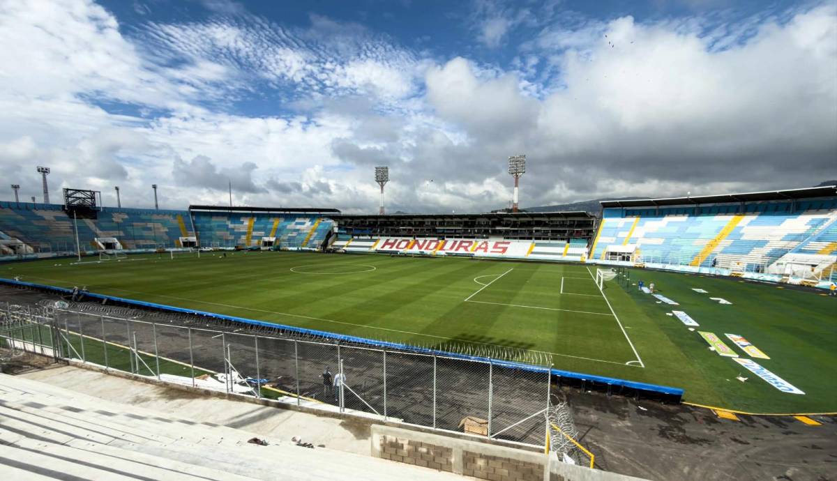 Así 'pulen' el estadio Nacional previo al juego de Honduras ante Haití por la eliminatoria
