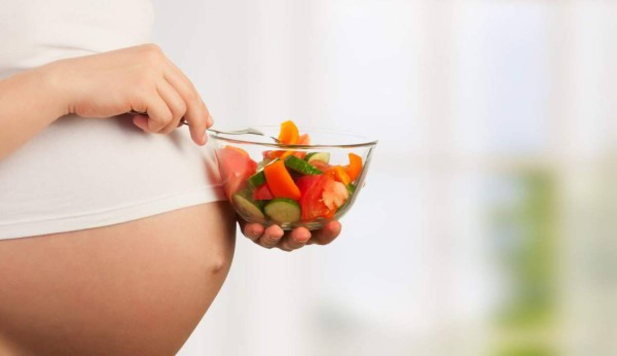 Durante el embarazo, no se trata de comer por dos