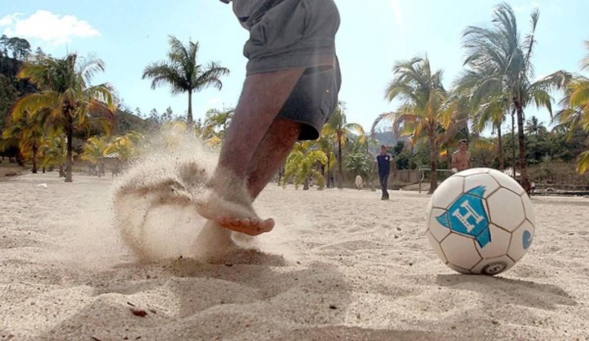 Una playa creada por el hombre