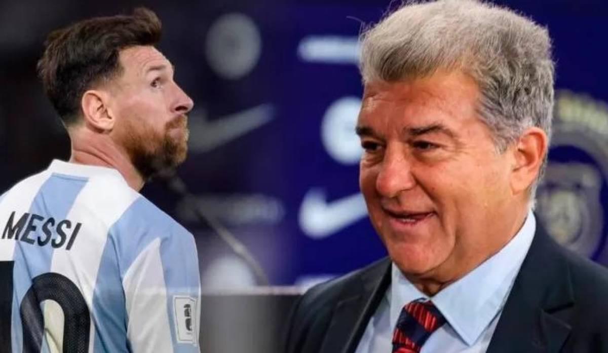 Joan Laporta revela posible fecha de regreso de Messi al Barcelona: Nos hace mucha ilusión