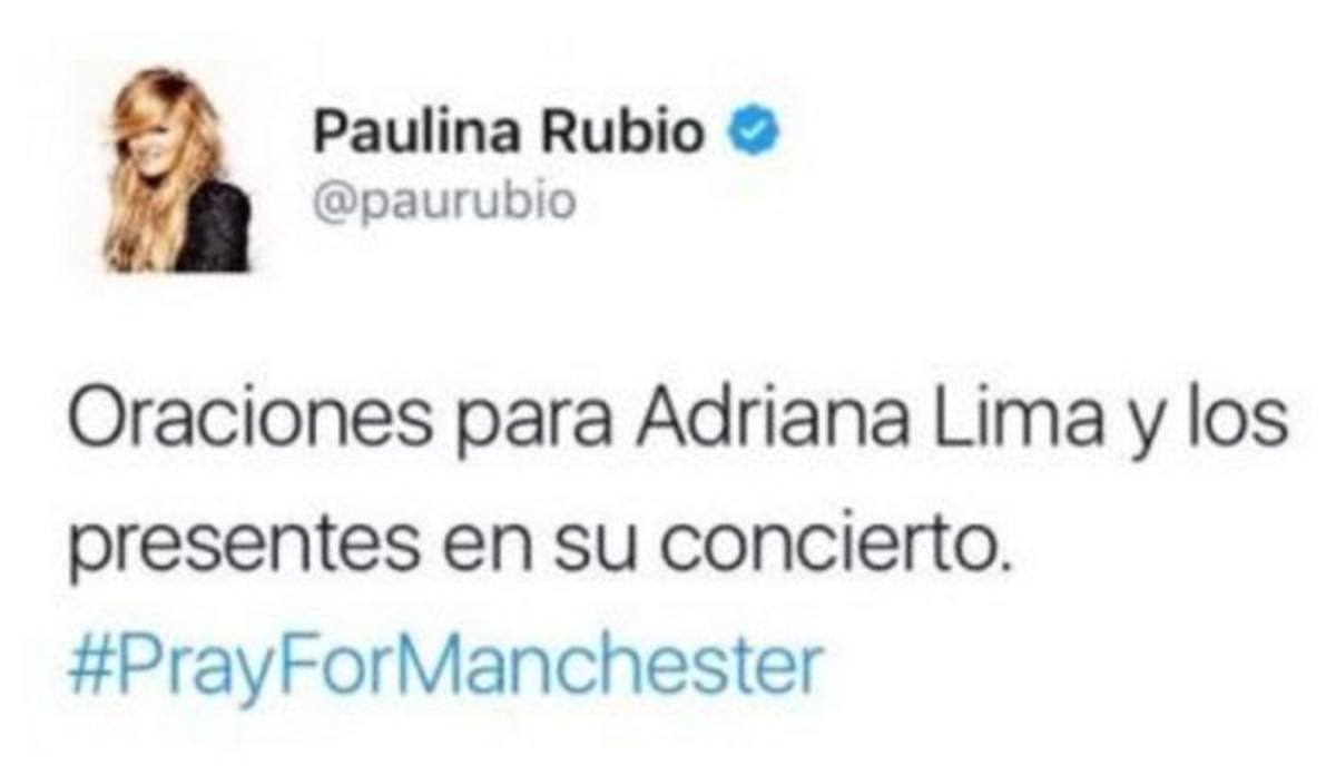 El primer error de Paulina. La cantante confundio a Ariana Grande con Adriana Lima, la modelo.