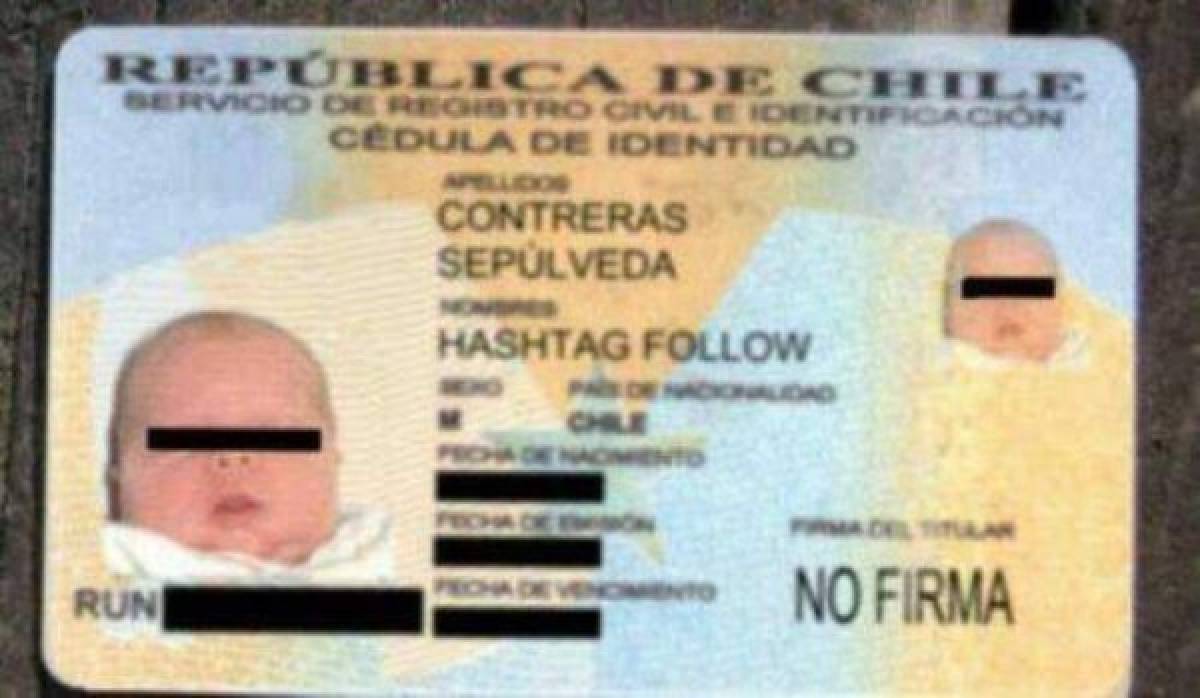 Los nombres más raros que se le puedan poner a una persona