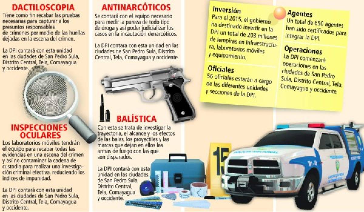 Interpol, Registro de Armas e Inteligencia policial a la DPI