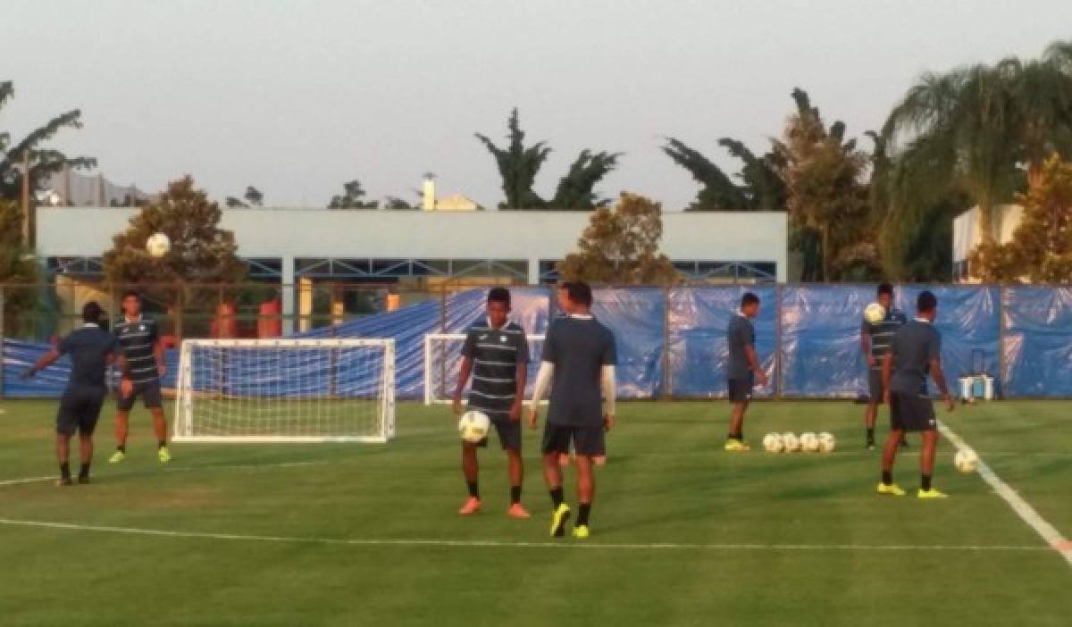 Sub 23 de Honduras realiza su entrenamiento en Belo Horizonte