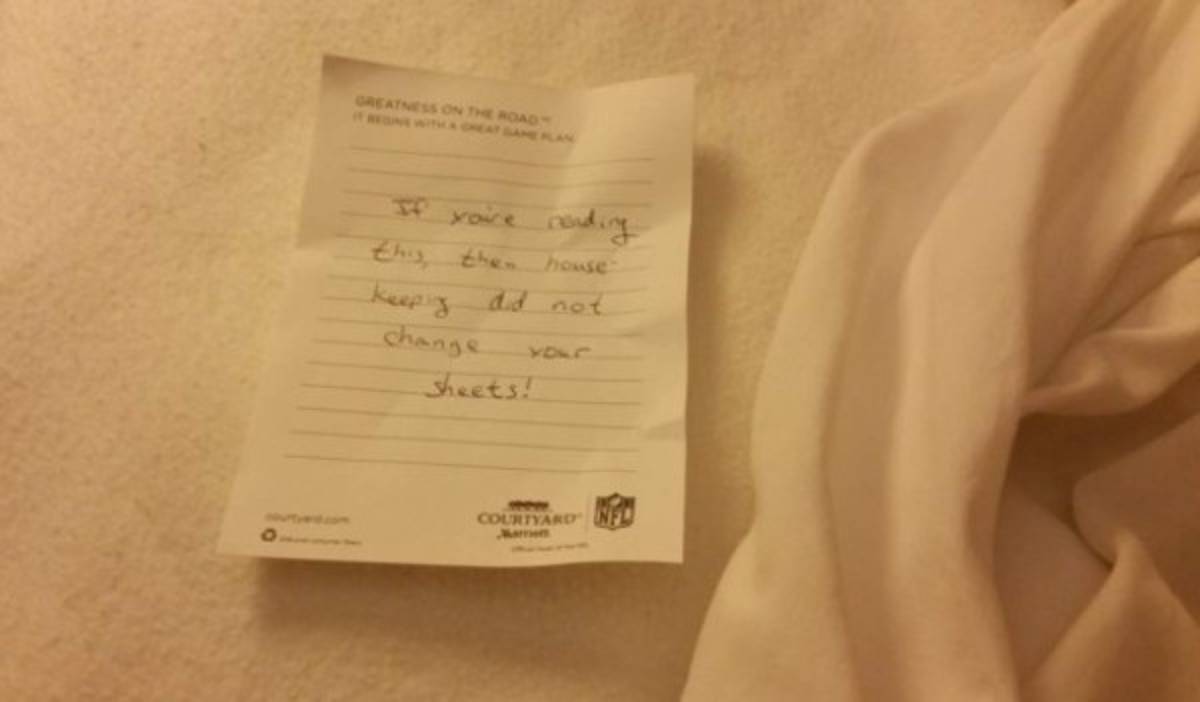 La nota en un hotel de lujo que revela la falta de higiene