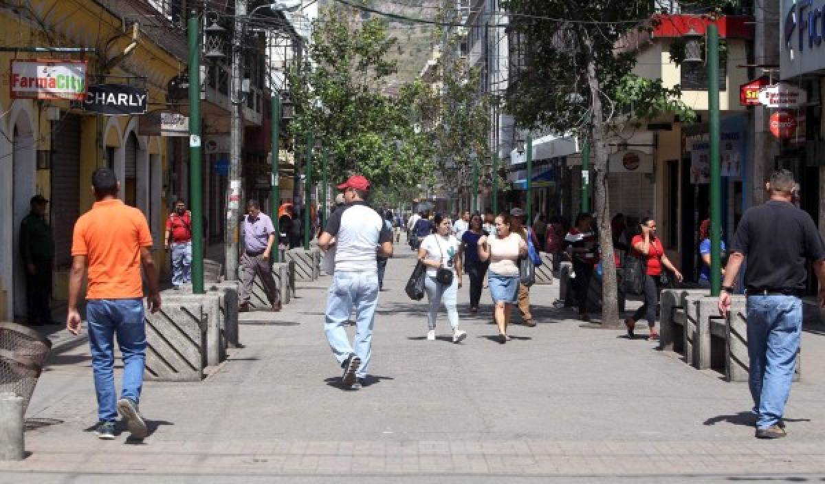 No ampliarán los horarios de ventas en la Peatonal de la capital de Honduras