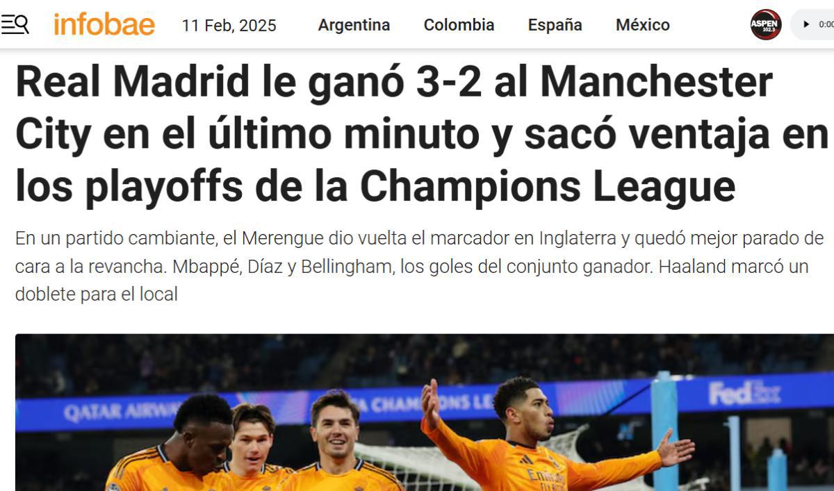 Reacción de la prensa tras la remontada del Real Madrid ante City: “También obra milagros”