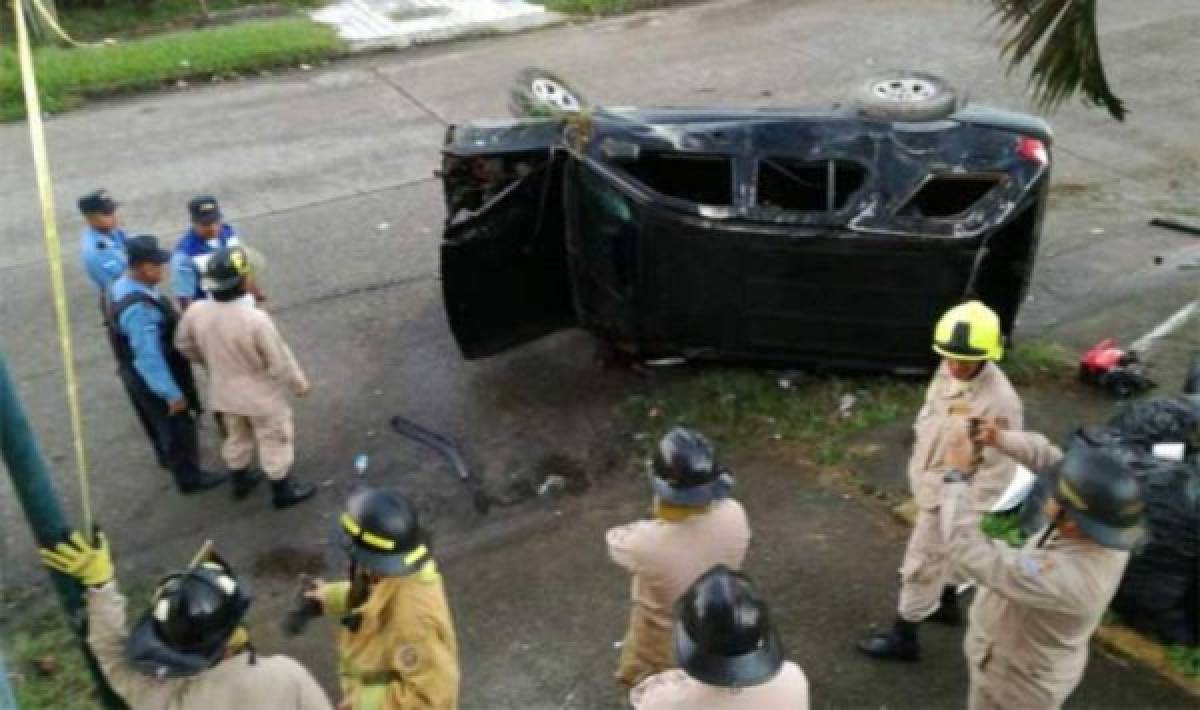 Cinco aparatosos accidentes en menos de 24 horas dejan dos muertos y heridos en Honduras