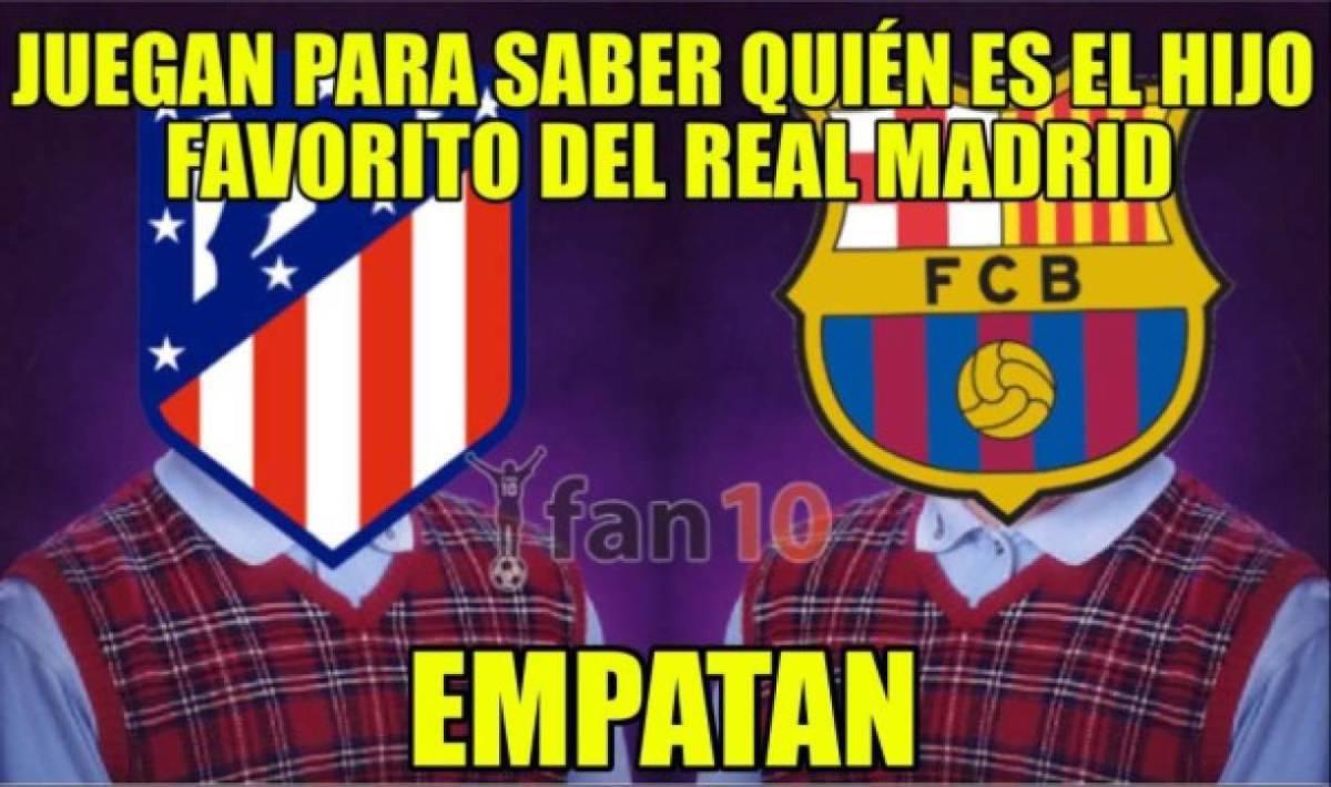 ¡Para reír! Los memes que dejó el empate entre Barcelona y Atlético de Madrid en Copa del Rey